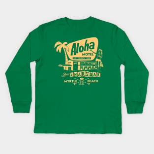 Aloha Motel Kids Long Sleeve T-Shirt